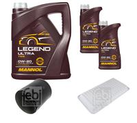 Febi BILSTEIN Controllo Set 7L mannol Legend Ultra 0W-20 per Mazda MX-5 III