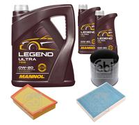 Febi BILSTEIN Controllo Set 7L mannol Legend Ultra 0W-20 per Terreno