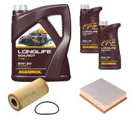 FEBI BILSTEIN Controllo set 7L MANNOL Longlife 504/507 5W-30 per Audi A1