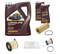 FEBI BILSTEIN Controllo Set 7L MANNOL LONGLIFE 504/507 5W-30 Per Audi A5