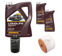 FEBI BILSTEIN Controllo Set 7L MANNOL LONGLIFE 504/507 5W-30 Per Audi A6