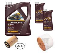 FEBI BILSTEIN Controllo Set 7L MANNOL LONGLIFE 504/507 5W-30 Per Audi A6