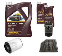 FEBI BILSTEIN Controllo Set 7L MANNOL LONGLIFE 504/507 5W-30 Per Audi A8