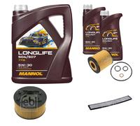 FEBI BILSTEIN Controllo Set 7L MANNOL LONGLIFE 504/507 5W-30 Per BMW 3 Serie