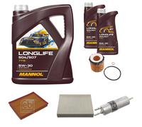 FEBI BILSTEIN Controllo set 7L MANNOL Longlife 504/507 5W-30 per BMW Serie 3