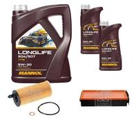 FEBI BILSTEIN Controllo Set 7L MANNOL LONGLIFE 504/507 5W-30 Per BMW X5 F15