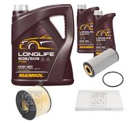 FEBI BILSTEIN Controllo Set 7L MANNOL LONGLIFE 508/509 0W-20 Per Audi A4