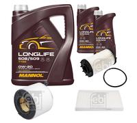 FEBI BILSTEIN Controllo Set 7L MANNOL LONGLIFE 508/509 0W-20 Per Audi A5
