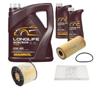 FEBI BILSTEIN Controllo Set 7L MANNOL LONGLIFE 508/509 0W-20 Per Audi Q5 FYB