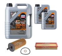 Febi BILSTEIN Controllo Set 7L Motore Liqui Moly Top Tec 4200 5W-30 per BMW X3