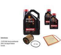 FEBI BILSTEIN Controllo Set 7L Motul 8100 X-Clean+ 5W30 Per BMW 3er Coupe