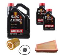 FEBI BILSTEIN Controllo Set 7L Motul 8100 X-CLEAN+ 5W30 Per BMW X1 E84