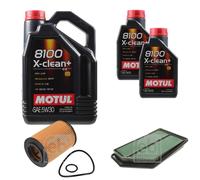 FEBI BILSTEIN Controllo Set 7L Motul 8100 X-CLEAN+ 5W30 Per Honda Civic VIII