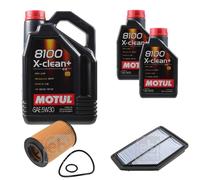 FEBI BILSTEIN Controllo Set 7L Motul 8100 X-CLEAN+ 5W30 Per Honda CR-V III