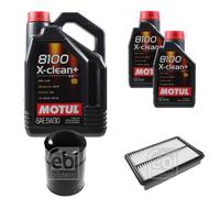 FEBI BILSTEIN Controllo Set 7L Motul 8100 X-CLEAN+ 5W30 Per Hyundai Tucson