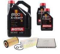 FEBI BILSTEIN Controllo Set 7L Motul 8100 X-Clean+ 5W30 Per Mercedes-Benz