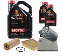 FEBI BILSTEIN Controllo Set 7L Motul 8100 X-Clean+ 5W30 Per Seat Ibiza III