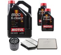 FEBI BILSTEIN Controllo Set 7L Motul 8100 X-Clean+ 5W30 Per Suzuki Grand