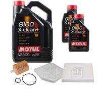 FEBI BILSTEIN Controllo Set 7L Motul 8100 X-CLEAN+ 5W30 Per Toyota RAV 4 III