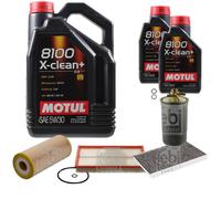 FEBI BILSTEIN Controllo Set 7L Motul 8100 X-CLEAN+ 5W30 Per VW Golf IV