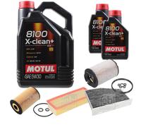 FEBI BILSTEIN Controllo Set 7L Motul 8100 X-CLEAN+ 5W30 Per VW Golf VI