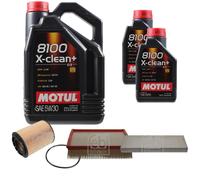 FEBI BILSTEIN Controllo Set 7L Motul 8100 X-CLEAN+ 5W30 Per VW Passat