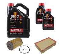 FEBI BILSTEIN Controllo Set 7L Motul 8100 X-CLEAN+ 5W30 Per VW Passat