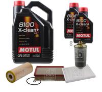 FEBI BILSTEIN Controllo Set 7L Motul 8100 X-CLEAN+ 5W30 Per VW Passat