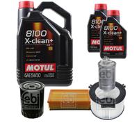 FEBI BILSTEIN Controllo Set 7L Motul 8100 X-Clean+ 5W30 Per VW Transporter
