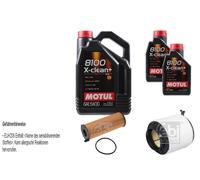 Febi BILSTEIN Controllo Set 7L Motul 8100 x-Pulire+5W30 per Audi A4 Avant .