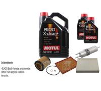Febi BILSTEIN Controllo Set 7L Motul 8100 x-Pulire+5W30 per BMW Di 2 Coupé