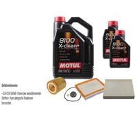 Febi BILSTEIN Controllo Set 7L Motul 8100 x-Pulire+5W30 per Di BMW 3er F30