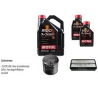 Febi BILSTEIN Controllo Set 7L Motul 8100 x-Pulire+5W30 per Toyota Rav 4 II (