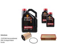 Febi BILSTEIN Controllo Set 7L Motul 8100 x-Pulire+5W30 per VW Multivan