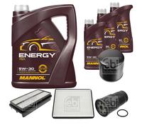 FEBI BILSTEIN Controllo Set 8 L MANNOL 5W-30 per Toyota RAV 4 II 2.0 D