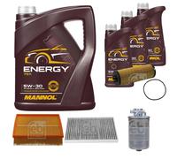FEBI BILSTEIN Controllo Set 8 L MANNOL Energy 5W-30 per Audi A6 Avant 2.5 TDI