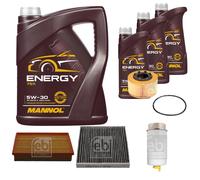 FEBI BILSTEIN Controllo Set 8 L MANNOL Energy 5W-30 per Ford Transit
