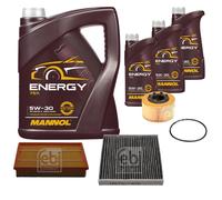 FEBI BILSTEIN Controllo Set 8 L MANNOL Energy 5W-30 per Ford Transit
