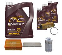 FEBI BILSTEIN Controllo Set 8 L MANNOL Energy 5W-30 per VW Passat Variant 2.5