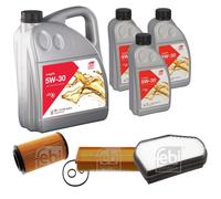 FEBI BILSTEIN Controllo set 8 litri di lunga durata 5W-30 per Mercedes-Benz
