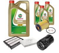 FEBI BILSTEIN Controllo Set 8L CASTROL EDGE 5W-30 Per Hyundai Santa Fé II