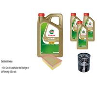 FEBI BILSTEIN Controllo Set 8L CASTROL EDGE 5W-30 Per Jaguar XK Cabriolet