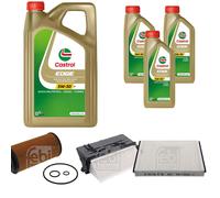 FEBI BILSTEIN Controllo Set 8L CASTROL EDGE 5W-30 Per Mercedes-Benz