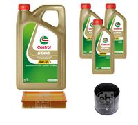 FEBI BILSTEIN Controllo Set 8L CASTROL EDGE 5W-30 Per Nissan NP300 Navara