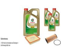 FEBI BILSTEIN Controllo Set 8L CASTROL EDGE 5W-30 Per Opel Movano Kasten