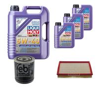 FEBI BILSTEIN Controllo Set 8L LIQUI MOLY 5W-40 Leichtlauf High Tech Per Audi