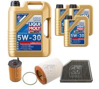 FEBI BILSTEIN Controllo Set 8L Liqui Moly 5W30 Longlife3 Per Audi A6 Avant