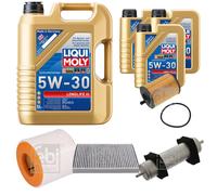 FEBI BILSTEIN Controllo Set 8L Liqui Moly 5W30 Longlife3 Per Audi A6 Avant