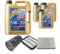FEBI BILSTEIN Controllo Set 8L Liqui Moly 5W30 LONGLIFE3 Per KIA Magentis MG