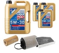 Febi BILSTEIN Controllo Set 8L Liqui Moly 5W30 Longlife3 per VW EOS 1F7